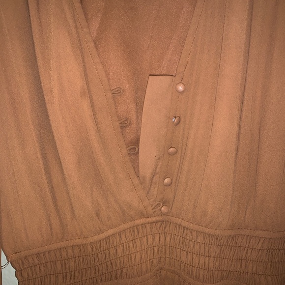 Brown long sleeve dress - Picture 3 of 5